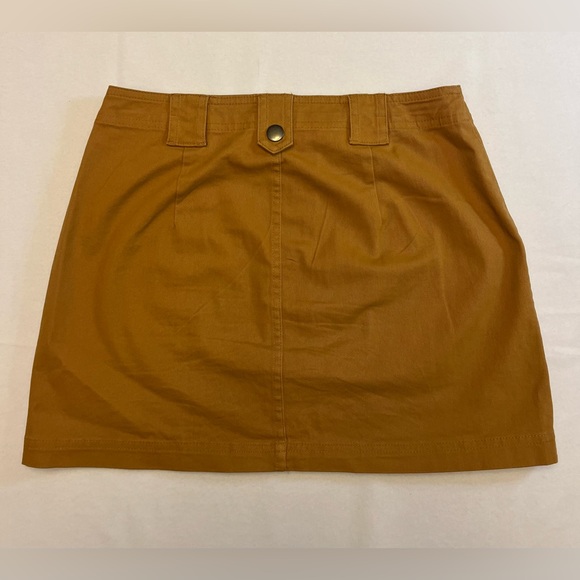 Women's Cargo Utility A-Line Mini Skirt - Wild Fable Brown size XS - Picture 2 of 6